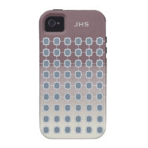 Soft Silver Quatrefoil Graduated Grid casemate hüllen