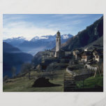 Soglio Dorf, die Schweiz Individuelle Flyer