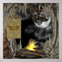 SOLITUDE DE CAVERNE AFFICHE