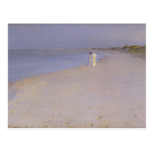 Sommer-Abend am Südstrand, Skagen, 1893 Postkarten