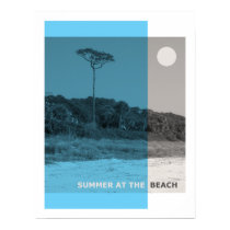 Sommer am Strand poster