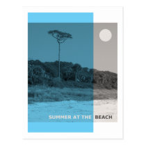 Sommer am Strand postkarten