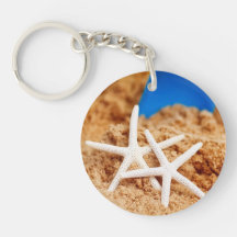 Sommerstarfish-Acryl Keychain Schlüsselanhängern