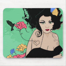 Sommerzeit-Fee Mousepads