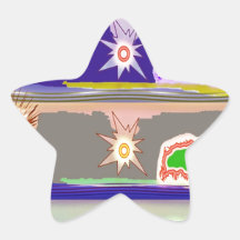 SONNE Stern-Magie-Grafiken Sternaufkleber