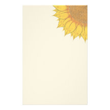 Sonnenblume Bedrucktes Büropapier