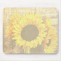 Sonnenblume-Blumenstrauß Mousepad