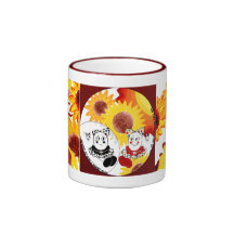 Sonnenblume-Kaffeetasse - wunderlicher Sonnenblume