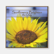 Sonnenblume-Magnet Kühlschrankmagnet