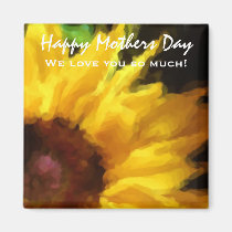 Sonnenblume: Mutter-Tagesmagnet magnete