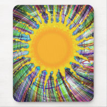 Sonnenschein und Regenbogens