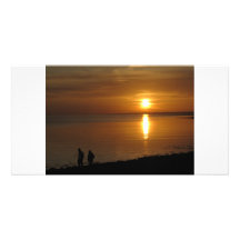 Sonnenuntergang bei Renville Fotokarte