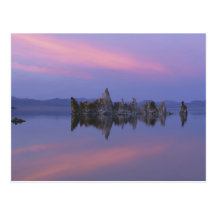 Sonnenuntergang in Monosee, CA Postkarte