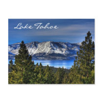 Sonnenuntergang Lake Tahoe Nevada/Kalifornien-Post