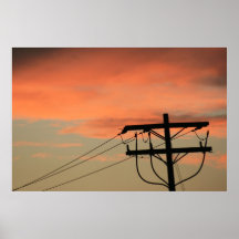 Sonnenuntergang Plakat
