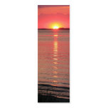 Sonnenuntergang-Twilight Lesezeichen-/Geschäfts-Ka Visitenkarten