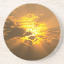 Sonnenuntergang-Untersetzer