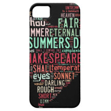 Sonnet de Shakespeare Coque iPhone 5