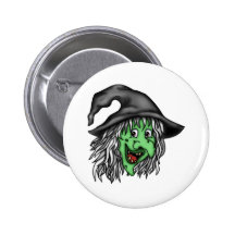 Sorcière de sorcière badges avec agrafe