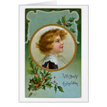 Souhaits chaleureux de Noël Carte De Vœux