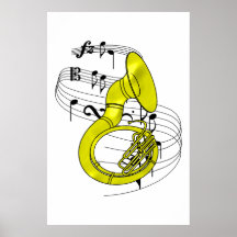 Sousaphone Affiches