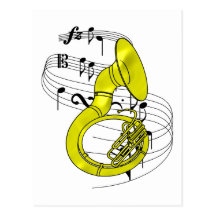 Sousaphone Postkarten