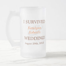 Souvenir Romance orange de mariage Tasse