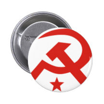 Sowjetischer Hammer und Sichelentwurf Button
