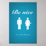 Soyez affiche gentille (la version subtile)