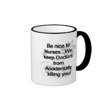 SOYEZ GENTIL AUX INFIRMIÈRES MUGS À CAFÉ