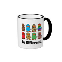 soyez les canards mignons de motif drôle différent tasse à café