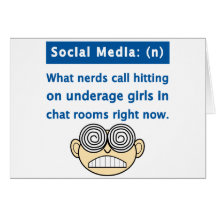 Sozialmedium-Nerd Grußkarten