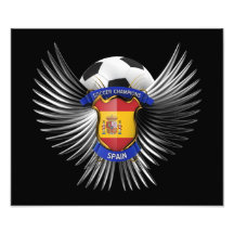 Spain Soccer Champions Photographic Print