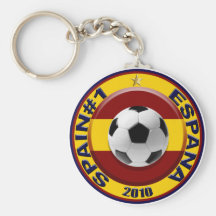 Spanien Nr. 1 2010 Fußball-Geschenk Schlüsselanhänger