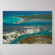 Spanische Brunnen, Ridley Hauptstrand Bahamas Posterdruck