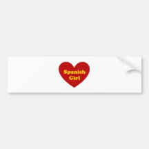 Spanisches Mädchen Autosticker