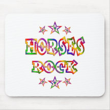 Spaß-Pferdefelsen Mousepad