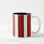 Spaß-roter u. weißer mutiger Streifen-Kaffeetasse-