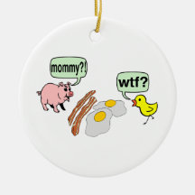 Speck und Ei-Albtraum Weihnachtsbaum Ornamente