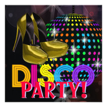 Spiegel-Ball-Disco-Tanz-Party Einladungen