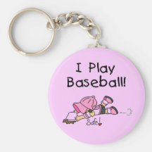 Spiel-Baseball-T-Shirts und Geschenke des Mädchen- Schlüsselband