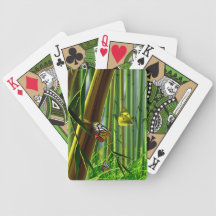 Spielkarten der Bambus-u. Schmetterlings-Kunst-1