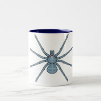 Spinnenblau tassen