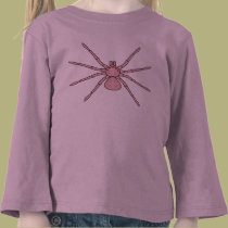 Spinnenrosa t-shirts