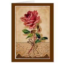 Spitze-Rose Karten