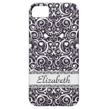 Spitzen- Damast-Muster iPhone 5 Fall iPhone 5 Cover