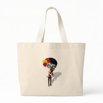 Spooky Dia de Los Muertos Girl sacs