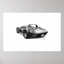 Sport grand de Corvette Posters
