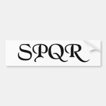 SPQR ADHÉSIFS POUR VOITURE