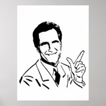 SprechenMitt Romney Posterdrucke